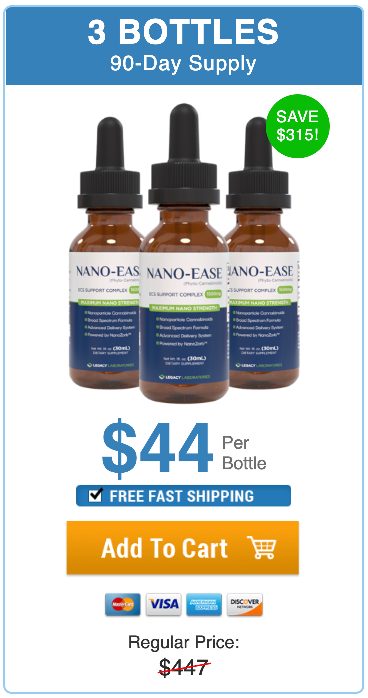 Nano Ease CBD - 3 Bottles